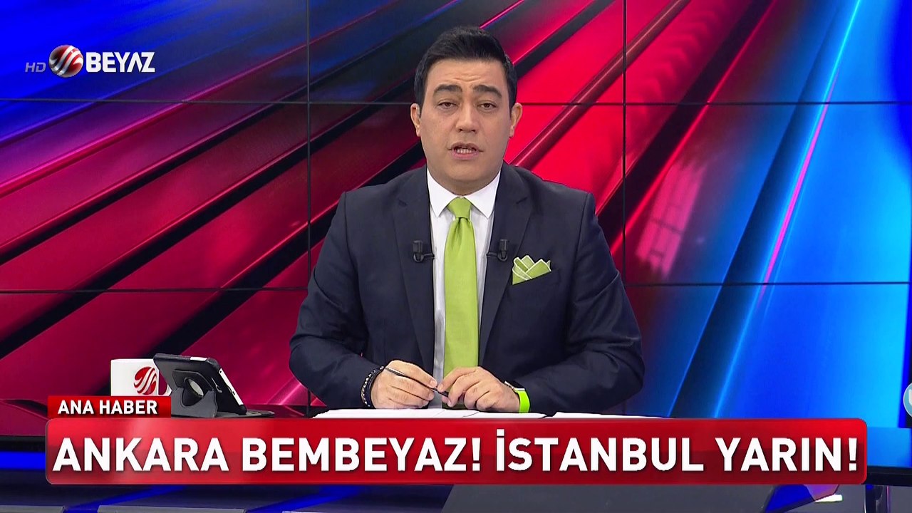 Ankara bembeyaz! İstanbul yarın!