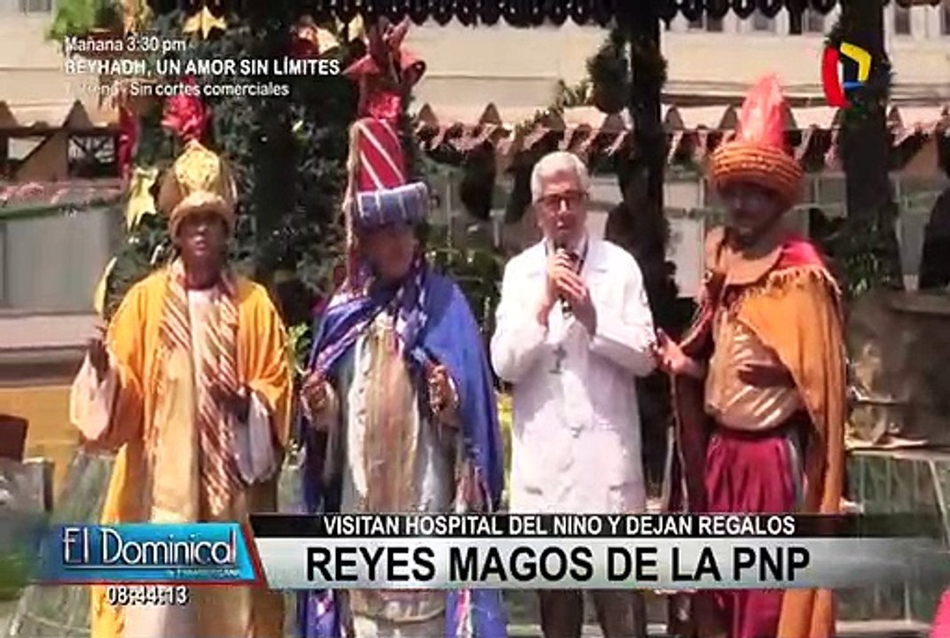 Reyes Magos visitaron a pacientes del Hospital del Niño