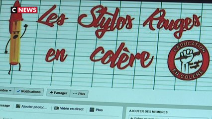Les enseignants sont en colère et créent le mouvement des stylos rouges
