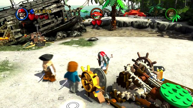 LEGO Pirates of the Caribbean Walkthrough Part 9 - Isla Cruces (Dead Man's Chest)