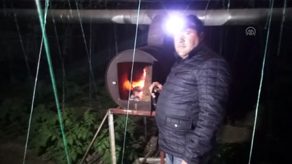 Çiftçilerin soğuk hava nöbeti - MUĞLA