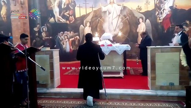 الأقباط يؤدون صلاة قداس عيد الميلاد المجيد بطور سيناء