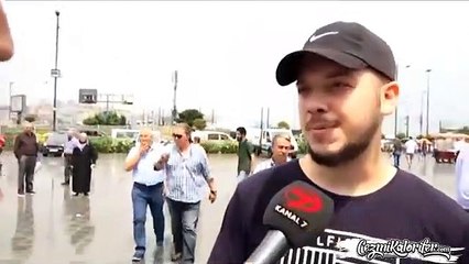 Şemsiye Satıcısı ve Vatandaşın ''Heammınaaa'' Dolu Kavgası (Küfür İçerir)