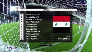 ملخص مباراة سوريا وفلسطين - مباراة قوية وممتعة - كأس الامم الاسيوية