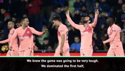 Скачать видео: Valverde delighted as Barca move five points clear