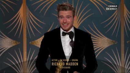 Richard Madden, son premier Golden Globe pour son rôle dans Bodyguard - Golden Globes 2019