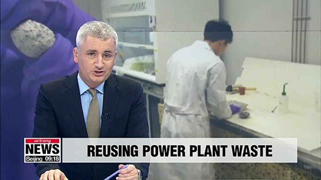 Korean student develops technology for recycling fly ash in concrete