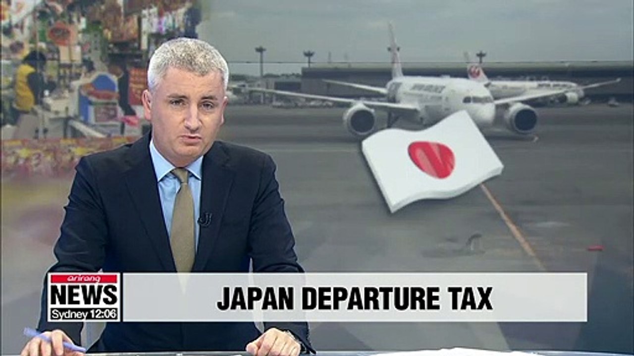 People departing Japan will have to pay 1,000 yen departure tax from Monday