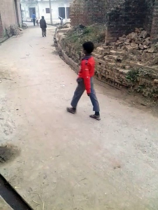 Kids playing and try to prank passer by! Lovely...