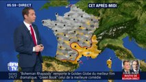 Météo: quelques précipitations et de la grisaille sur les 3/4 du pays