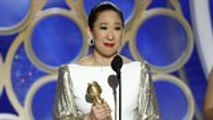 Sandra Oh Makes History With Golden Globe Win | THR News