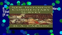 E_P*U*B/Book D.O.W.N.L.O.A.D New Testament Commentary Survey [F.u.l.l Books]