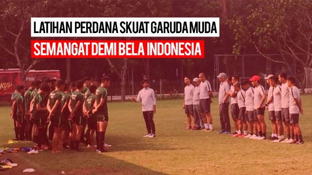 5 Pemain Absen pada Latihan Perdana Timnas U-22 Indonesia Jelang Piala AFF U-22 2019