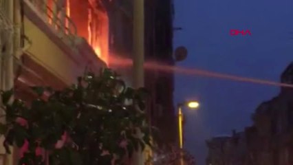 Şişli'de 6 Katlı Binada Yangın 2