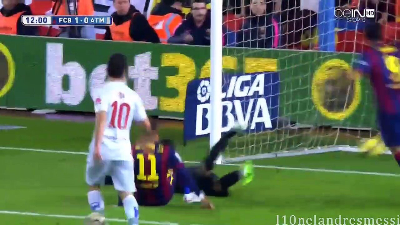 FC Barcelona vs Atlético Madrid - All Goals 11-01-2015 (HD)