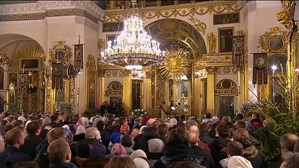 В России встретили Рождество