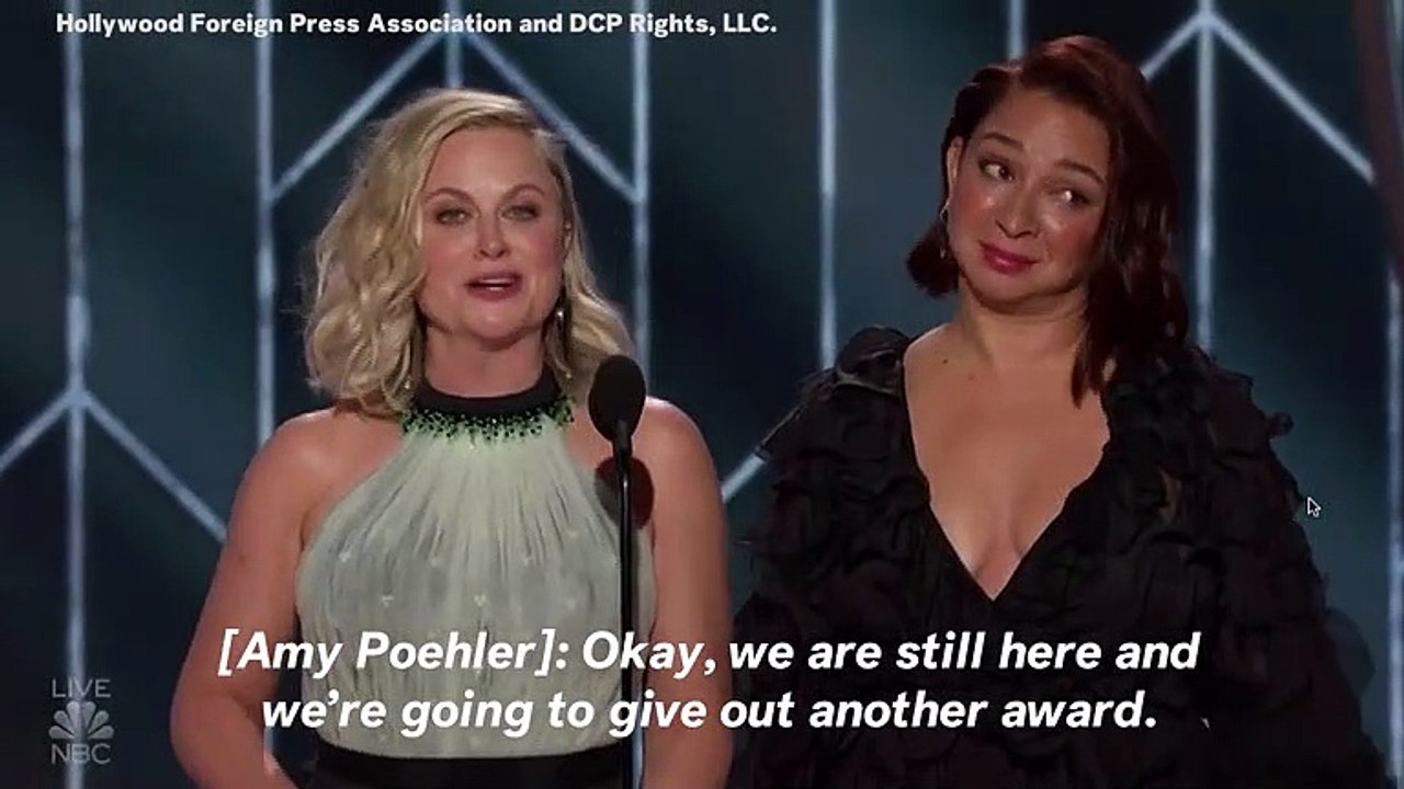 Amy Poehler And Maya Rudolph Stage Fake Proposal While Presenting At The Golden Globes