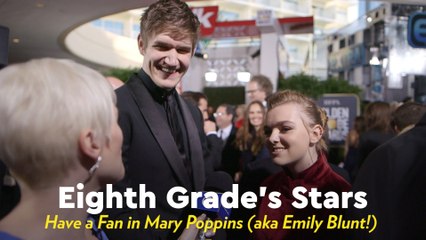 Eighth Grade's Stars Have a Fan in Mary Poppins (aka Emily Blunt!)