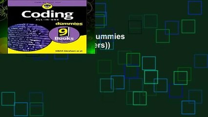 Coding All-in-One For Dummies (For Dummies (Computers))