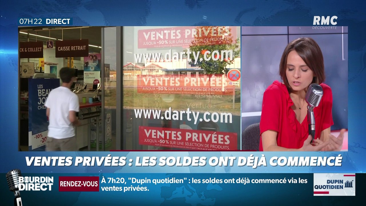 Dupin Quotidien : Ventes privées, les soldes ont déjà commencé - 07/01