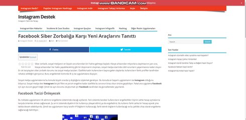 Facebook Siber Zorbalığa Karşı Yeni Araçlarını Tanıttı