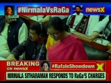 Defence Minister Nirmala Sitharaman responds to Congress president RaGa's charges
