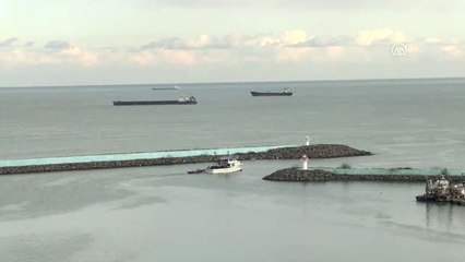 Samsun Açıklarında Gemi Battı (1)