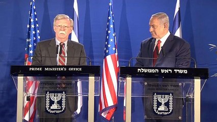 بولتون يؤكد على حماية إسرائيل.. ونتنياهو يطالبه بالاعتراف بسيادتها على الجولان