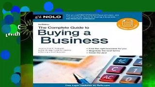 The Complete Guide to Buying a Business [With CDROM]