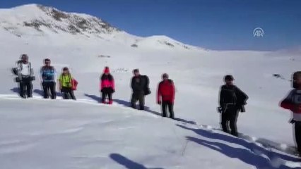 Dağcılar Yaban Hayvanları İçin Doğaya Yem Bıraktı