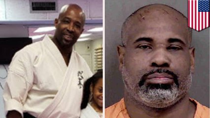 Kidnapper chases woman into karate studio, doesn't go well