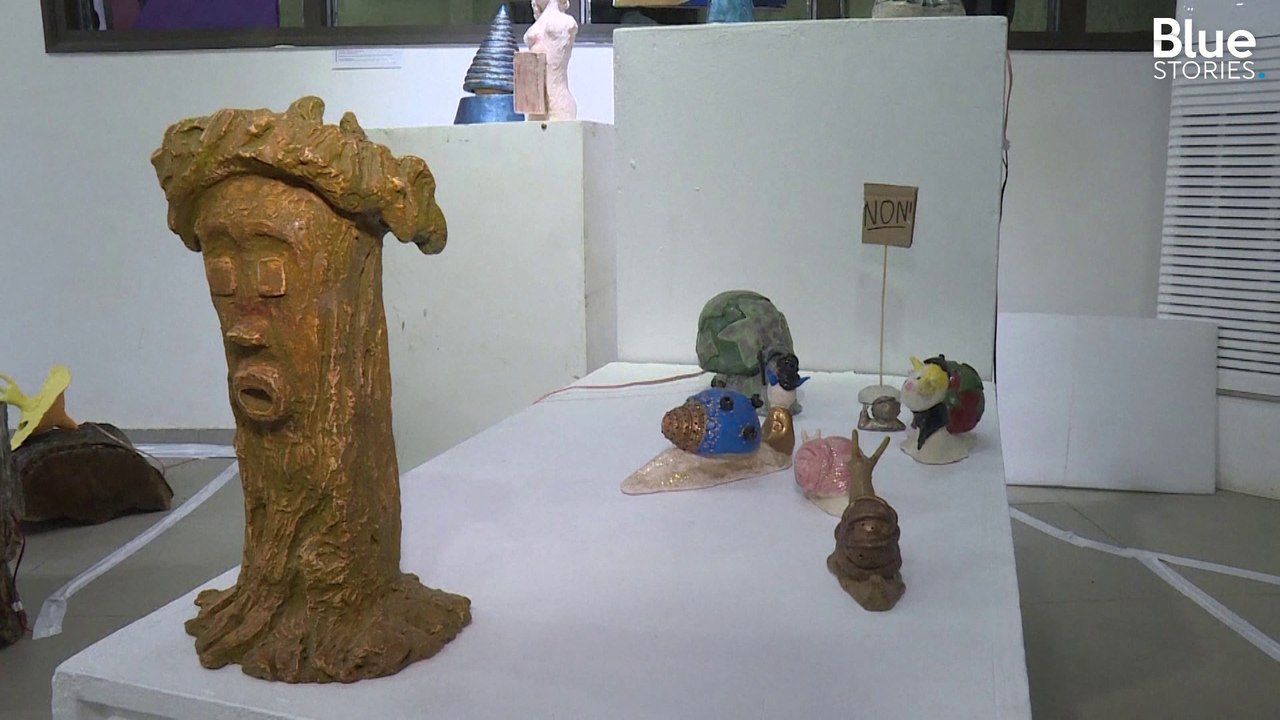 Dans ce musée d'Abidjan, ce sont des sculptures qui racontent l'histoire d'objets pillés