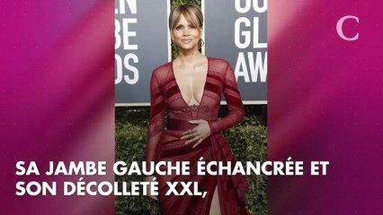 PHOTOS. Golden Globes 2019 : Halle Berry ultra sexy avec son décolleté XXL