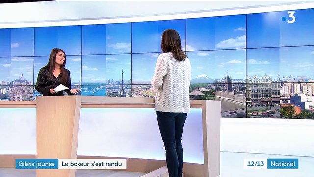 Gilets jaunes : le boxeur qui a frappé des gendarmes s'est rendu à la police