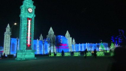 中 하얼빈에 펼쳐진 '겨울 왕국'...빙등제 한창 / YTN