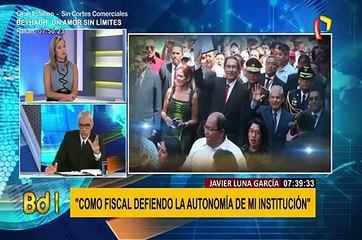 Javier Luna García opina sobre suspensión de colegiatura de Pedro Chávarry
