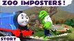 Zoo Imposters from Spiderman try to take Thomas and Friends Kinder Surprise Eggs, but will Rhino and Lizard get the Surprise Toys? A fun toy story for kids and preschool children