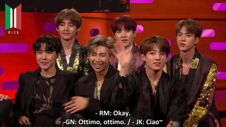 [SUB ITA] BTS x The Graham Norton Show - BBC