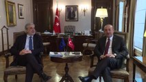 Çavuşoğlu, AB Komisyonunun İnsani Yardım ve Kriz Yönetiminden Sorumlu Üyesi Stylianides'i kabul etti - ANKARA