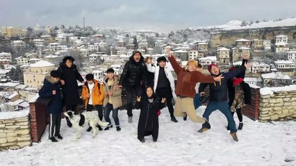 Safranbolu'da konaklar beyaza büründü (2) - KARABÜK