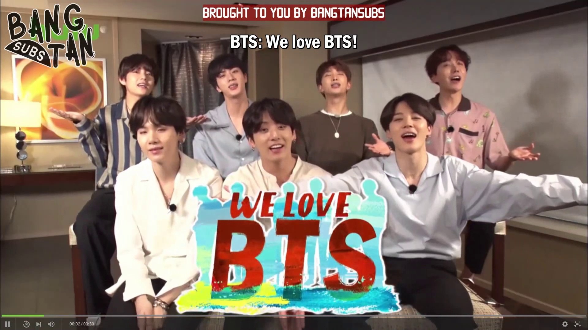Eng 180620 We Love Bts Pr Video On Hulu Japan Video Dailymotion