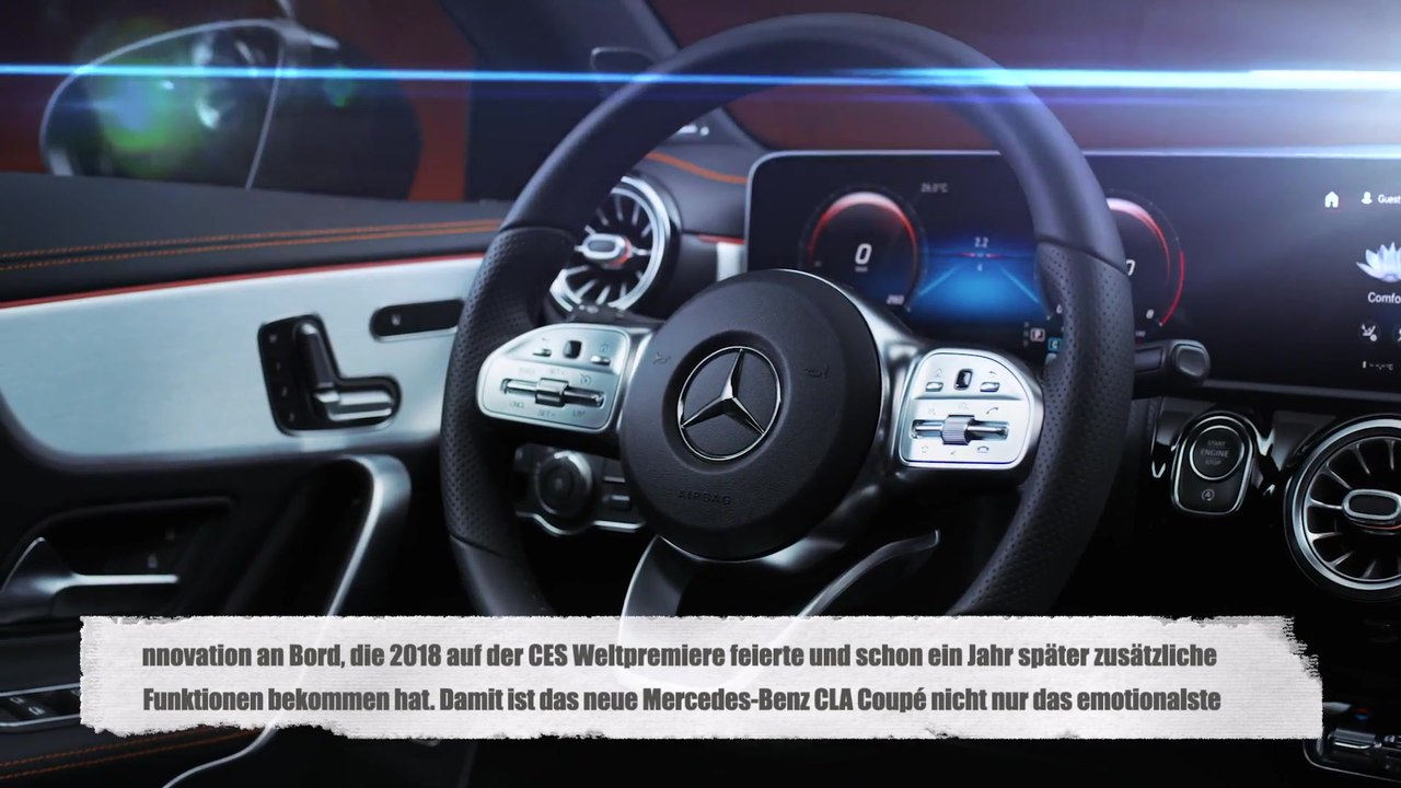 Mercedes-Benz CLA Teaser auf der CES 2019
