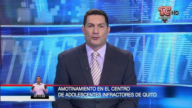 Amotinamiento en el centro de adolescentes infractores de Quito