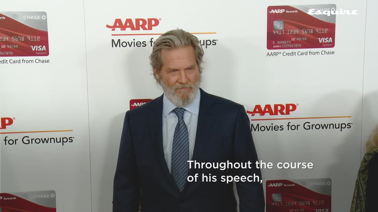 Jeff Bridges Won An Award At The Golden Globes And He Went Full Jeff Bridges