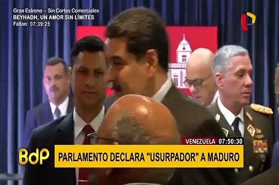 Venezuela: Parlamento declara “ilegítimo y usurpador” a Nicolás Maduro