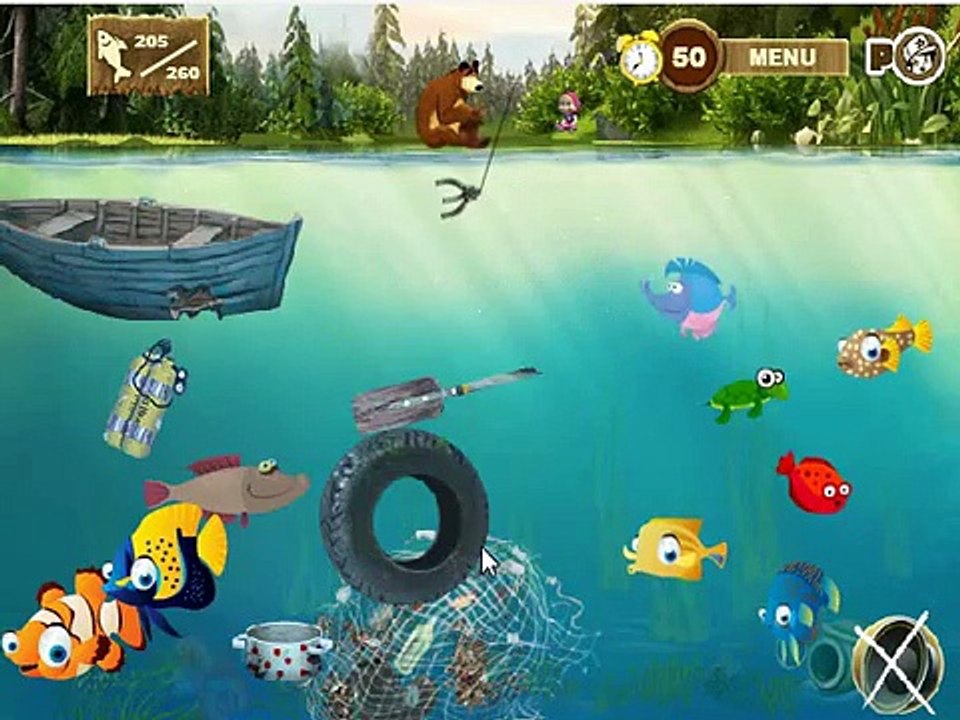 maşa ve kocaayı balık avlıyor elsa niloya pepe