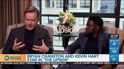 Kevin Hart and Bryan Cranston talk about their roles in 'The Upside'