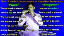 Learn English Grammer Day-14|| Use of am/is/are Not Noun in Negative Sentences