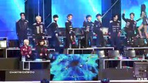 190106 Seventeen reaction to Joshua, Woozi, Hoshi, Vernon, Dino - A-Teen