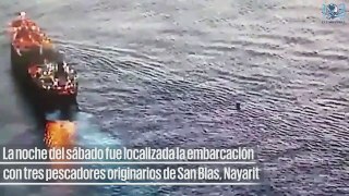 Rescatan a pescadores náufragos de San Blas, Nayarit